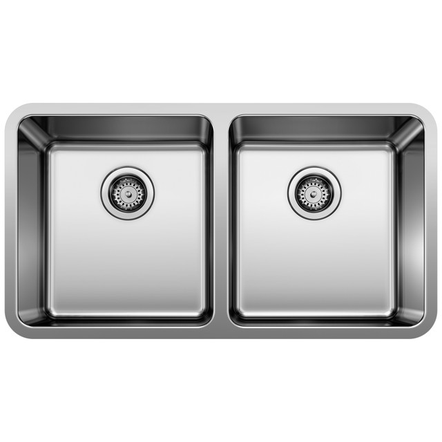 BLANCO 442768 FORMERA STAINLESS STEEL DOUBLE BOWL KITCHEN SINK